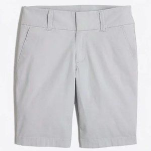 J.Crew Grey Frankie Bermuda Shorts 0
